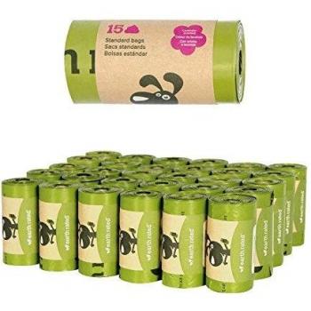 Earth Rated 30 rollos de bolsas para perros lavanda