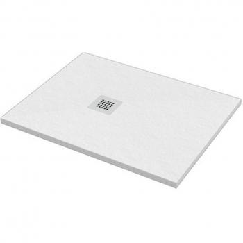 Piatto doccia rettangolare 120x80 bianco effetto pietra BPMAROSTON8012