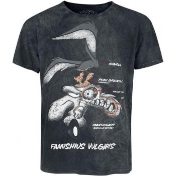 T‑Shirt Manches courtes Looney Tunes – Wile E. Coyote : cerveau – Noir (S–XL)