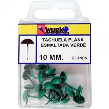 Wurko Tachuela Esmaltada Verde Modelo 6149 Blister 20 Unidades