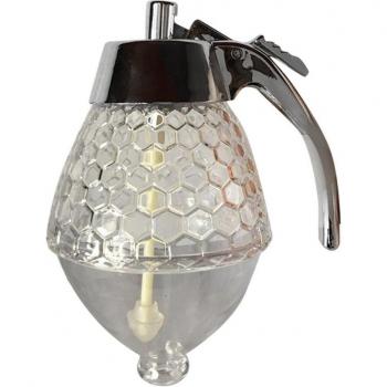 Glass Honeycomb Syrup Dispenser