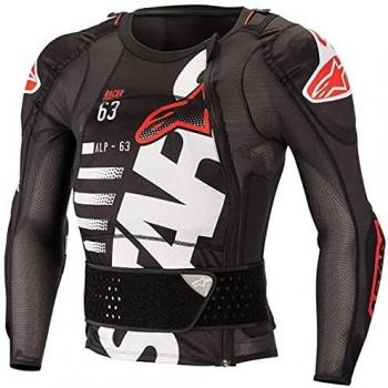 Alpinestars Chaqueta Protectora Mx Sequence Negro-Blanco-Rojo