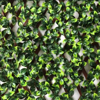 Gardenia Leaf PE Backed Trellis Panel