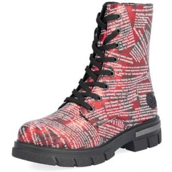 Rieker Stivali Universa Rosso 37