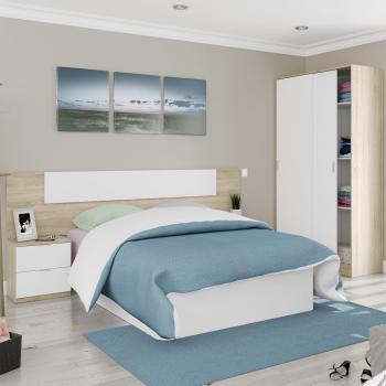 Armoire 120 cm MAX 2 portes coulissantes