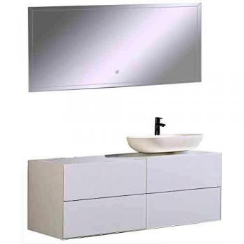 Set de baño Bernstein Milou 1200 blanco mate