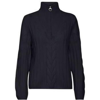 Troyer OXMO Unifarben Damen S Blau Pullover