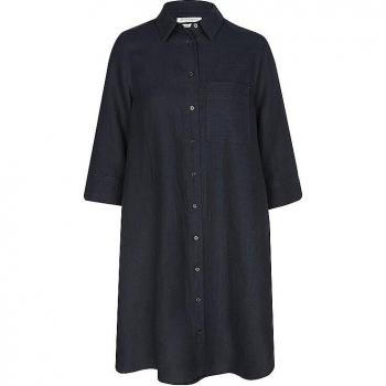 MARC O'POLO Minikleid aus Leinen in Dunkelblau