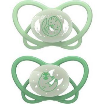Ciuccio notturno My Butterfly Night, taglia 2 (5-18 mesi), silicone verde