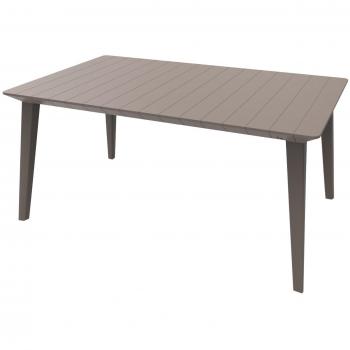 Table de jardin Lima cappuccino 157 x 98 x 74 cm ALLIBERT