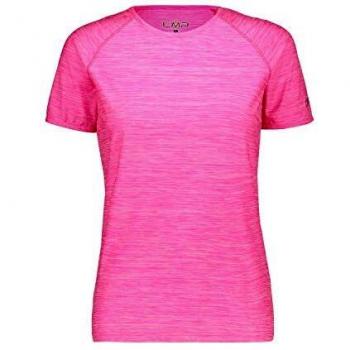 Camiseta Femenina Elástica Melange con Protección UVA/UVB UPF 40 – Bouganville Mel – Talla Grande