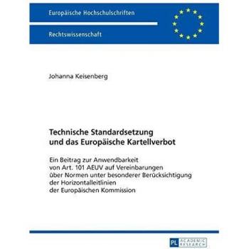 Technische Standardsetzung und das Europäische Kartellverbot