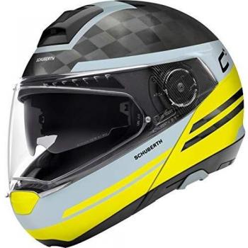 Schuberth C4 Pro Carbon Klapphelm Tempest Schwarz/Gelb S