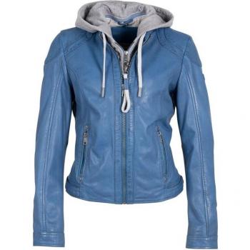 MWAdila Mauritius Leather Coat – Blue