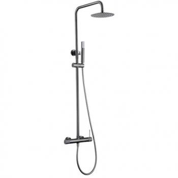 Douche Unitaire Noir Métal