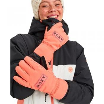 Roxy Freshfield Coral Orange Women’s Gloves – S