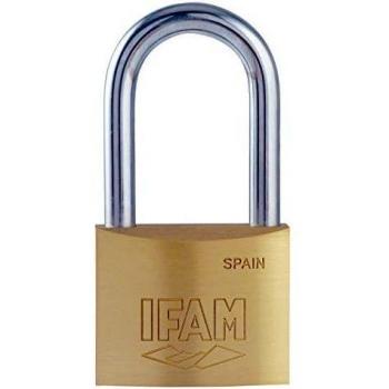Ifam K60AL Vorhängeschloss Messing 60mm mit langem Bügel