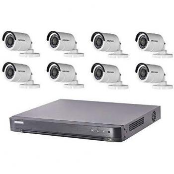 Kit vidéosurveillance Turbo HD 8 caméras bullet