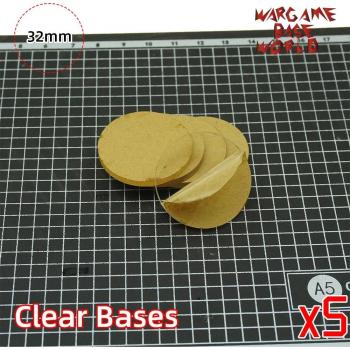 Base de jeu 32 mm transparente
