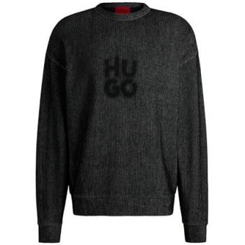 Felpa Hugo Dinkam Grigio Scuro S (Confezione Standard)