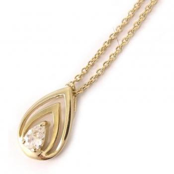 Câlin Blanc – Collier d’Or plaqué Altesse L0199
