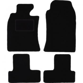 Tapis de voiture en velours noir pour Mini Cooper R52 (2004-2008)