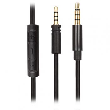 Sennheiser Momentum 2.0 Compatible 1.8m Audio Cable with Mic & Volume Control – Black
