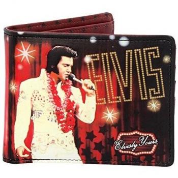 PU Red Nemesis Elvis Wallet, 10 cm