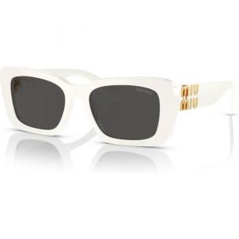 MU07YS 1425S0 Zonnebril – Wit & Donkergrijs Miu Miu