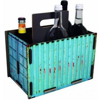 Werkhaus Container Sixpack Flaschenträger türkis