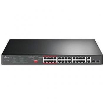 TP-LINK TL-SL1226P No administrado Fast Ethernet (10/100) Energía sobre Ethernet (PoE) 1U Gris