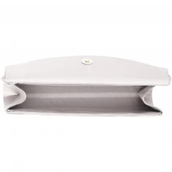 Basic Clutch Damen Paco Mena 26x12x5 cm – Ivory 04