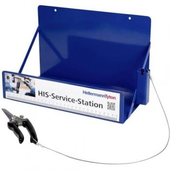 Rangement pour boîtes à gaine thermorétractable bleu 1 pc HellermannTyton