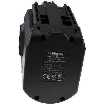 Extensilo 24 V NiMH 3300 mAh Batería para Herramientas Eléctricas – Reemplazo Bosch