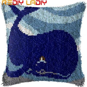 Latch Hook Pillow Cover Kit