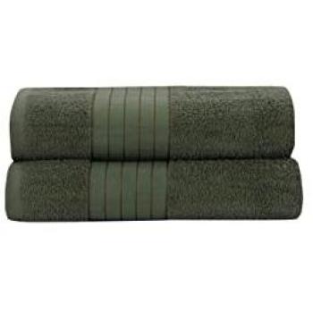 Good morning Badetuch »Uni Towels«, (2 St., 2er Set Badetücher 70 x 140 cm), Frottier, Schwarz