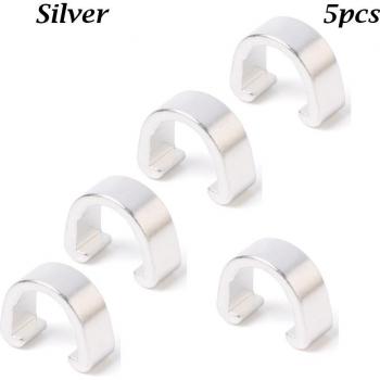 5 Stück C-Clip Bremsleitung Clips aus Aluminiumlegierung für MTB und Rennrad