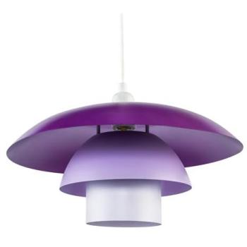 Modern Purple Lilac Metal Pendant Lamp