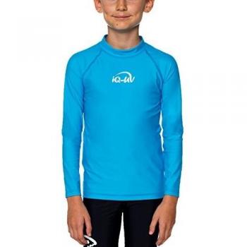 Camiseta de protección UV iQ UV 300 para jóvenes, mangas largas, color Turquesa