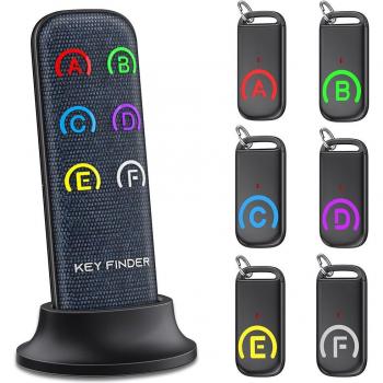4/6/8 in 1 Keychain and Wallet Tracker with Remote Alarm