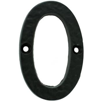 Black Antique Door Loop Numeral Sign – 78 mm x 8 mm