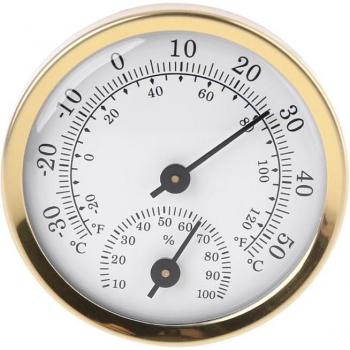 Household Analog Humidity and Temperature Meter 58mm