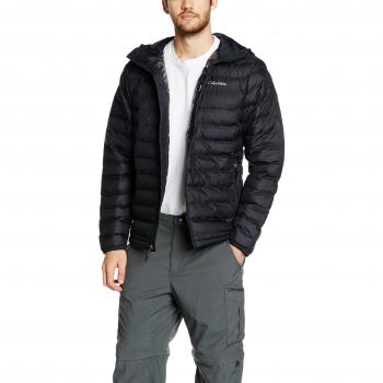 Columbia Men's Black Powder Lite Hooded Jacket