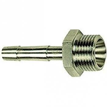 Riegler C-ES Einschraubschlauchtülle, G 1/4 a, für Schlauch LW 9, Edelstahl 1.4571