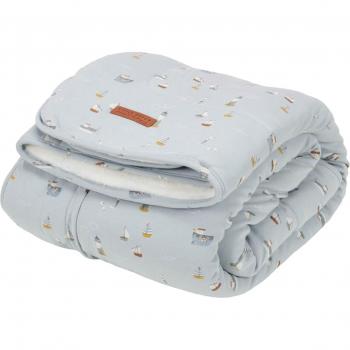Couverture de lit 120 x 160 cm LITTLE DUTCH Sailors Bay Vert