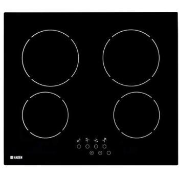 Frameless 6cm Ceramic Hob – Black, 56cm x 49cm (HADEN)