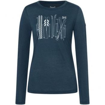 Fourski L/S da Donna Super Natural Blu XS