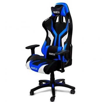 Torino Sedia Gaming Regolabile Nero/Azzurro
