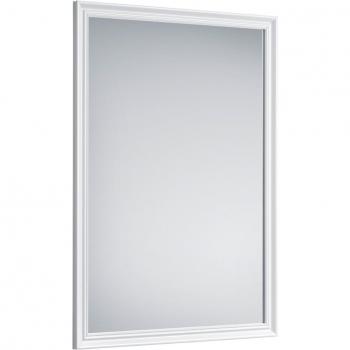 Trio Lighting Specchio da Parete Karina bianco 50x70 cm con cornice lavorata e ganci