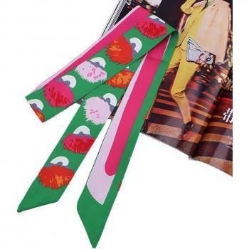 Bufanda de Seda con Asa Monstruo Pequeño 120cm * 5
